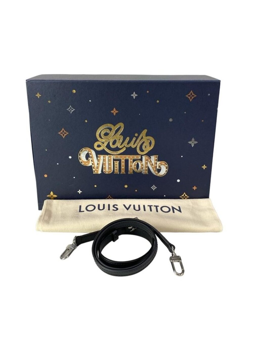 Louis Vuitton Handbag Side Trunk MM Black Leather Cowhide - Picture 11 of 15